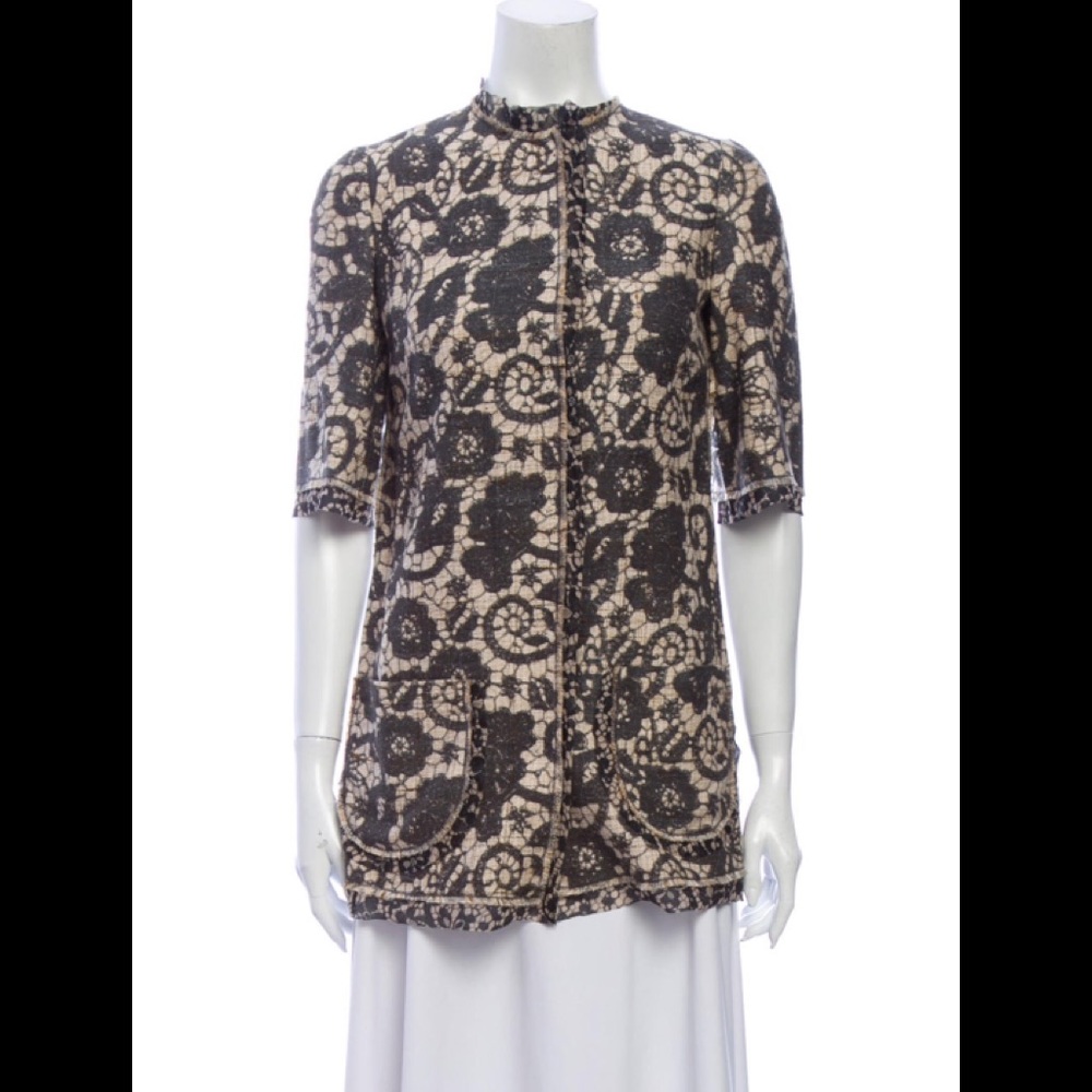 Beautiful Silk Lace Pattern Dolce & Gabbana Jacket